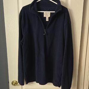 St. John's Bay Men's Navy Zip-Up Sweater